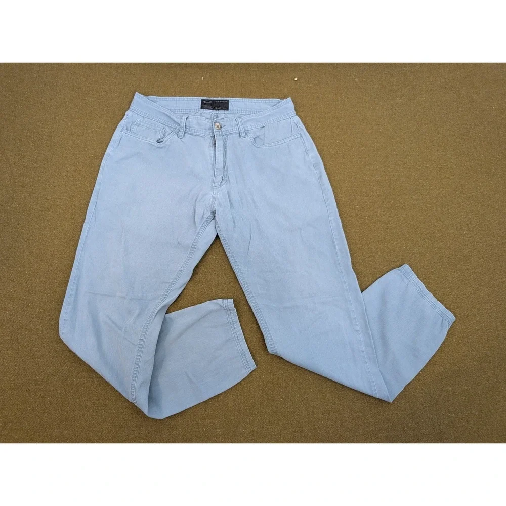 Oakley Mens Cotton Light Blue Pant 33 X 32 - Picture 3 of 7